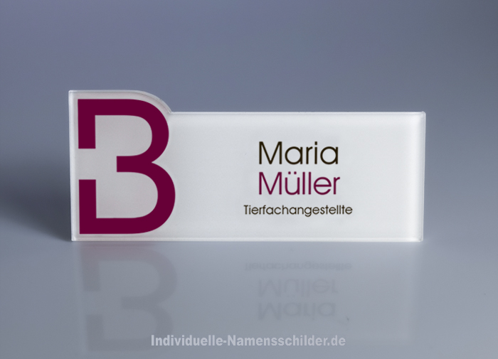 Individuelle Namensschilder, Magnet