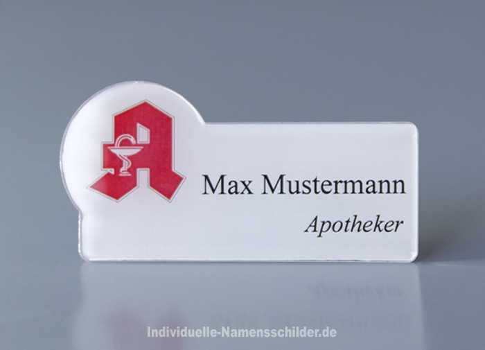 Apotheken Namensschilder mit groem A