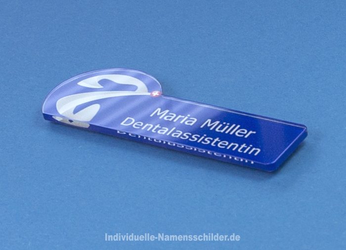 Personal-Namensschilder individuell bedruckt