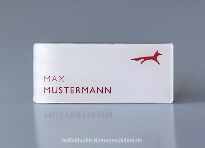 Personal Namensschilder mit Druck