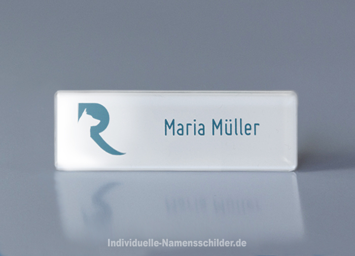 Personal-Namensschilder aus Acrylglas