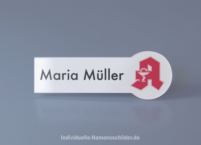 Namensschilder mit Logo